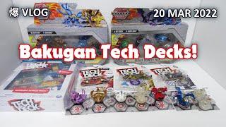 Bakugan TECH DECKS & Geogan Brawler Packs!! [20 MAR 2022] | BAKUGAN VLOG #080