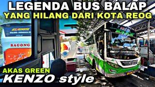 Auto Gass Poll  Legenda Bus Balap Yang Hilang Dari Kota Reog ️| trip AKAS GREEN “ Kenzo Style “