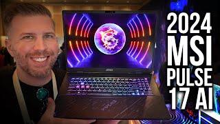 MSI Pulse 17 AI Hands On Overview! Ultra 9, RTX 4070, QHD 240 hz