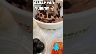 PINK  BERRY 🫐 #yummy  #yoghurt  #pinkberry 🫐 #viralshorts