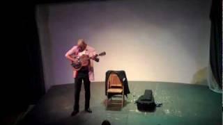 Samuel James performs Billie Jean on slide guitar.