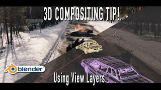 Blender Compositing Tip: Using View Layers for more control