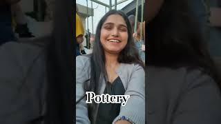 pottery for the first time .         (24 Feb 2024)️ #music #love #activity #shortvideo #vlog