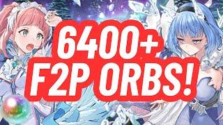 LUCKIEST ICE TRIBE SUMMONS | Ice Felicia, Thea, Flora & Fjorm Summoning ️ 6400+ F2P Orbs [FEH]