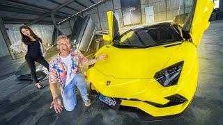 PERTAMA KALI NYETIR LAMBORGHINI!!