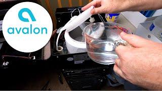 Avalon Bottom Loading Water Cooler - Rinse, Cleaning, And Draining Instructions