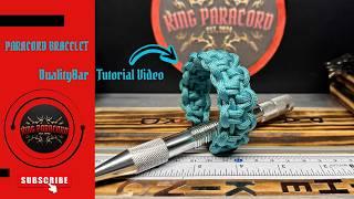 Paracord Bracelet Dualitybar Tutorial Video #paracordbracelet #handmade #diy #knot #tutorial #model