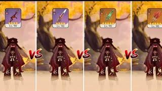 Best weapon for hu tao ?? Staff of homa vs dragon bane vs blackclif [genshin impact]