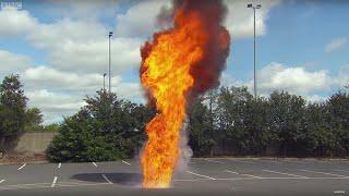 DANGER! Throwing Water On Oil Fire | Earth Science