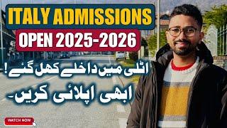 ITALY Admissions Open for 2025-2026 Intake | Top Italian Universities open now! Universities Page