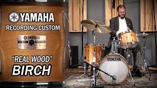 Yamaha 80s Recording Custom Drum Kit - Real Wood Birch