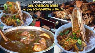 DIWATA UNLI OVERLOAD PARES ng CALINA BROTHERS | LECHON KAWALI, BONE MARROW, BALUT | PUTOK BATOK