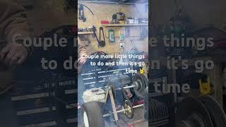 Go kart build with snowmobile engine!!