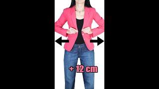 Sewing secret to Upsize a tight jacket to look like a Style Woman! Miarti ️