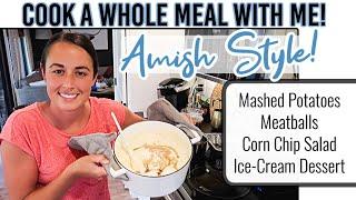 AMISH/MENNONITE STYLE RECIPES | COOK WITH ME | MASHED POTATOES