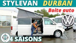 4 SAISONS - Présentation STYLEVAN DURBAN Boite Auto Volkswagen Collection 2023 *Instant Camping-Car*