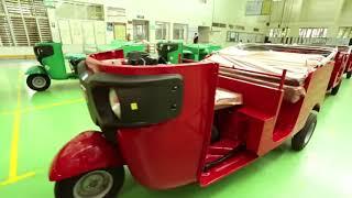 Bajaj RE Auto Rickshaw Factory in India Tuk Tuk