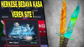 CS2 YENİ SİTEDE SKIN KAZANMAYA ÇALIŞIYORUZ! HERKESE BEDAVA KASA VERİYOR !!