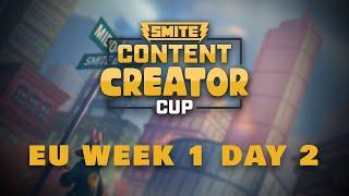 SMITE Content Creator Cup - EU Week 1 Day 2
