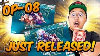 RELEASE DAY! Opening 2 OP-08 BOOSTER BOXES: Two Legends (ENGLISH) & TREASURE BOOSTER - One Piece TCG