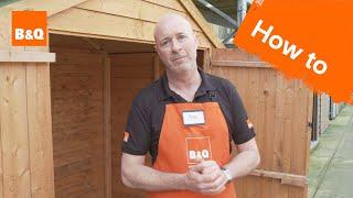 How to choose sheds & storage