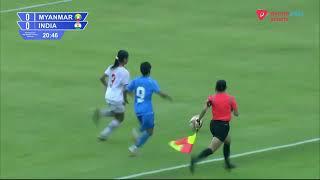 International FIFA Women Friendly | Myanmar 1-1 India | Highlights