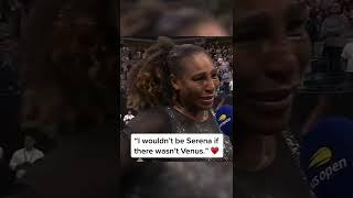 Serena showing love to her sister Venus 