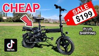 Cheapest Ebike: APYEAR A1 Folding Electric Bike Tiktok