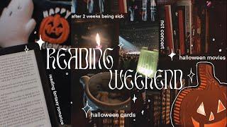  reading weekend halloween vibes, romance fantasies, & an nct concert .vlog030.