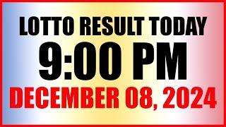 Lotto Result Today 9pm Draw December 8, 2024 Swertres Ez2 Pcso