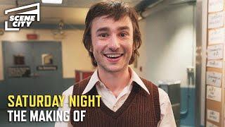 The Making of Saturday Night (Gabriel LaBelle, Rachel Sennott, Cory Michael Smith)