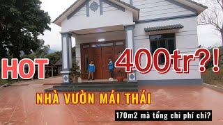 Nhà mái thái giá bình dân chi với 400tr tại Văn sơn, Văn bàn, Tp Lào cai