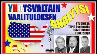 Yhdysvaltain vaalituloksen analyysi | Tiihonen & Puolimatka