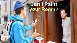 Asking Strangers to PAINT Their Bedroom… ( Australia  )