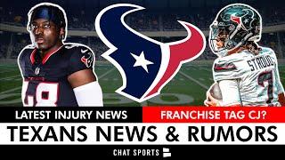 Houston Texans Rumors On C.J. Stroud Contract, Christian Harris Injury + Nick Caserio Adding A RB?