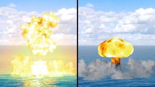 ️ Nuke Effect Comparison – Modern Warships v0.84 – Phantom Armada