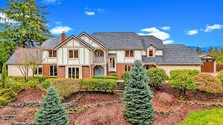 Inside a $2M+ Auburn, WA Luxury  Hilltop Estate With Indoor Pool & Sport Court