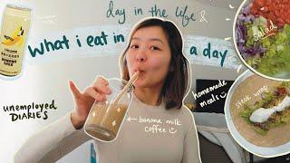 what i eat in a day, productive day being unemployed, resume tips | unemployed life vlog ︎ EP 3