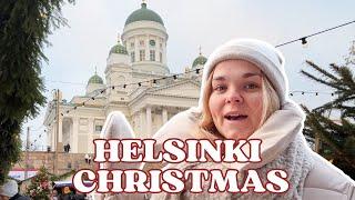 Christmas activities in Helsinki  Finland travel vlog