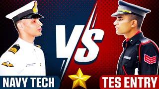 NAVY Tech VS TES Entry 2023- Difference, Syllabus, Job, Benefits! Which Is Best Suitable | LWS SSB