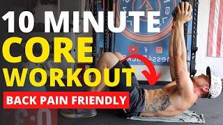 Bodyweight Ab Workout Follow Along - AWESOME BACK PAIN FRIENDLY CORE WORKOUT!