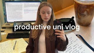 UNI VLOG  finals, library days, cafe study, essay writing