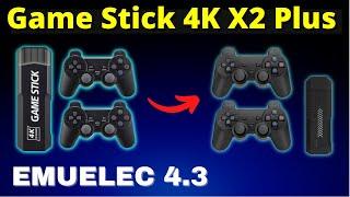 Teste do Game Stick 4K X2 Plus com o Emuelec 4.3 do GD10 e 3.9 do Super Console X