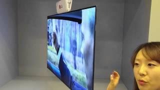 LG 55" Dual Sided TV at CES 2016