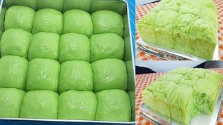 ขนมปังนึ่ง,ขนมปังใบเตย Pandan Bread ขนมปังไม่ต้องใช้เตาอบ เนื้อนุ่มมาก หอมใบเตย พร้อมคำนวณต้นทุน