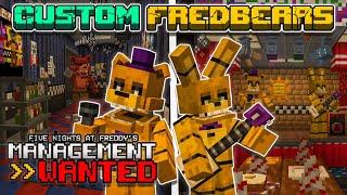 CUSTOM Minecraft Fredbear and Friends Family Diner Map Tour | Management Wanted Mod