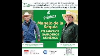 Webinar "Manejo de la sequía en ranchos ganaderos de México"