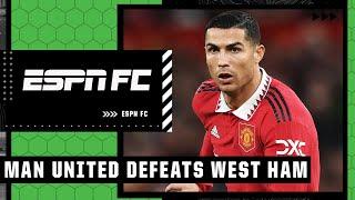 Manchester United squeezes past West Ham in a 1-0 win  FULL REACTION | ESPN FC