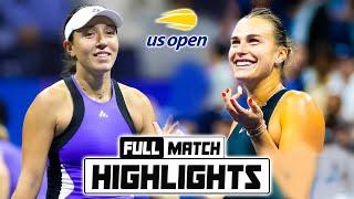 Jessica Pegula vs Aryna Sabalenka Final Extended Highlights - US Open 2024