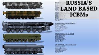 List of all Russia's Land Based Intercontinental Ballistic Missiles